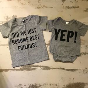 Toddler and infant shirts